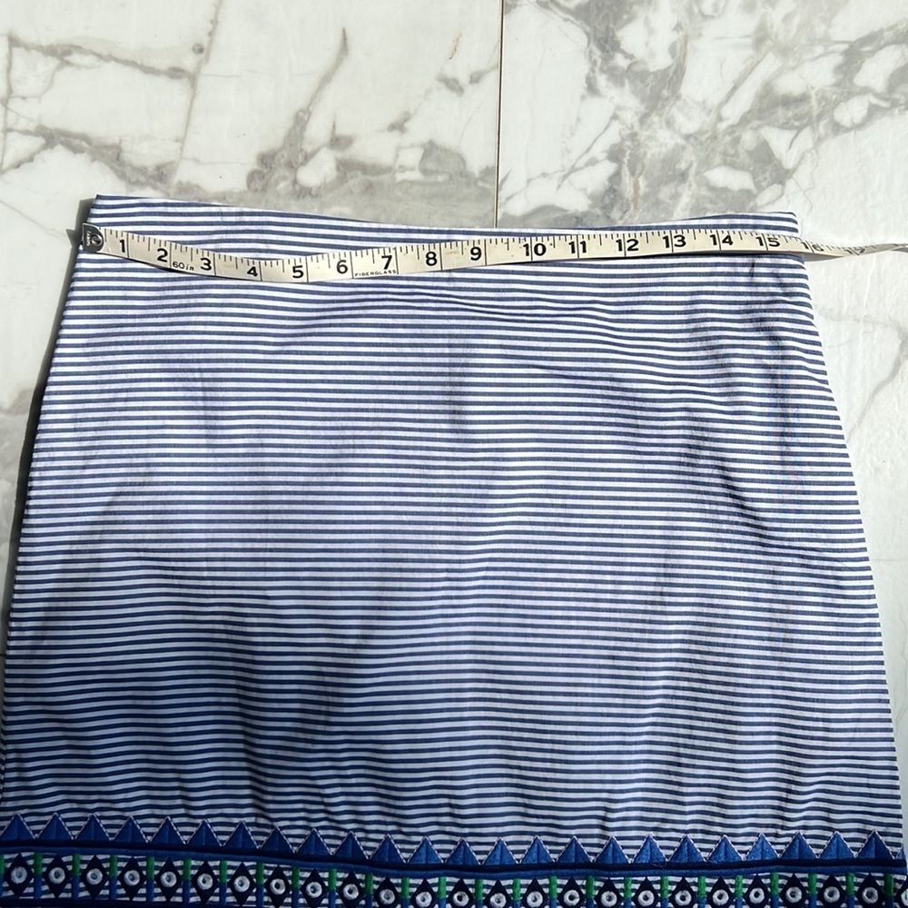 Vineyard Vines Striped Mini Skirt Size 4 - Picture 10 of 11